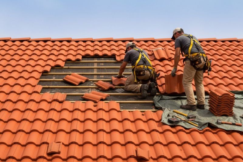 Tile Roof Repair detail